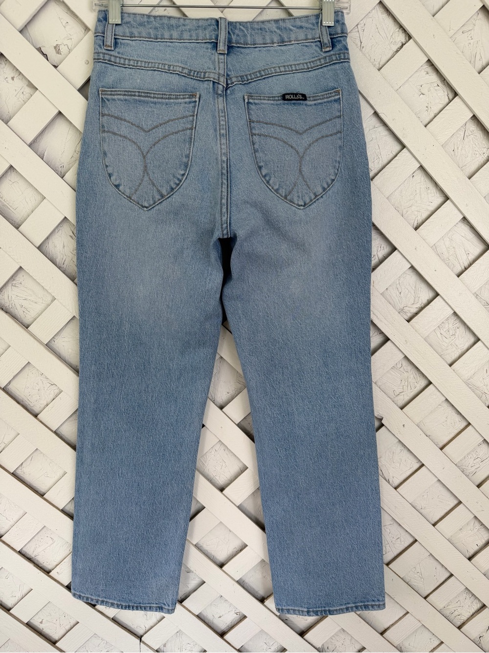 ROLLA'S Original High-Rise Straight Jeans Women's 27 Minimalist Cleangirl